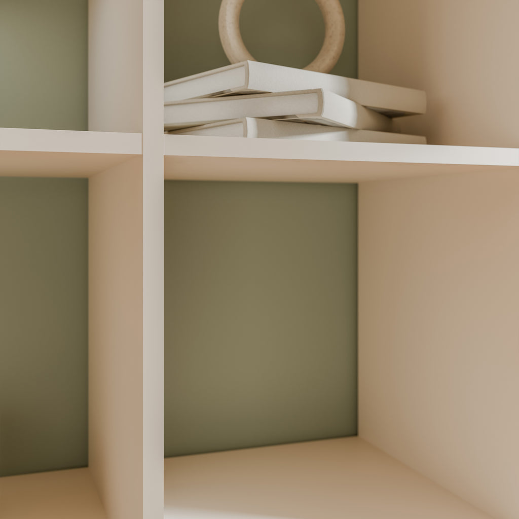 Mauro 3x3 Storage Unit in Sand
