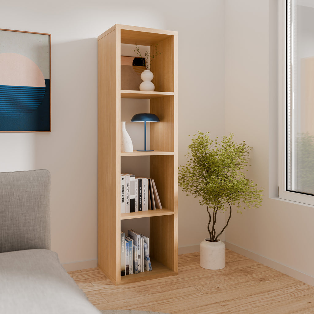 Mauro 3 Shelves Storage Unit in Elegancia Oak