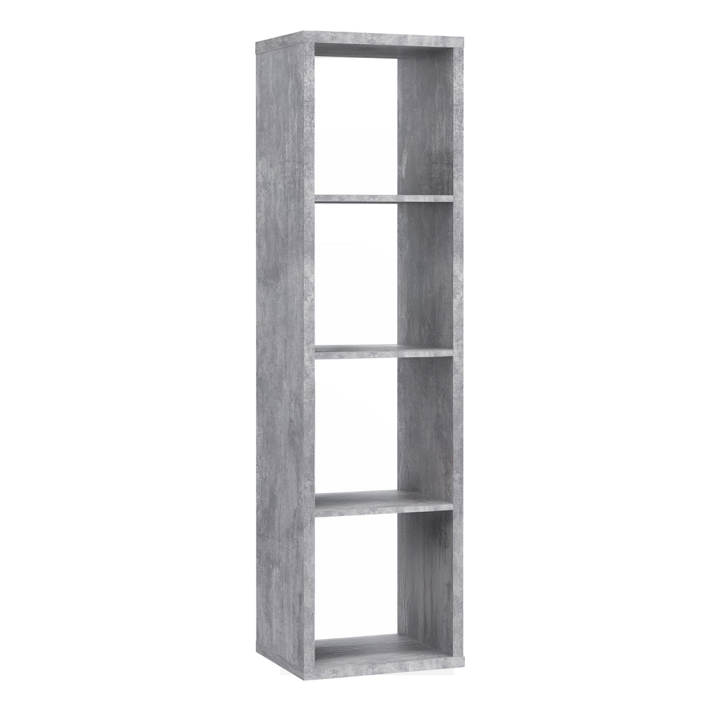 Mauro 3 Shelves Storage Unit in Concrete Grey