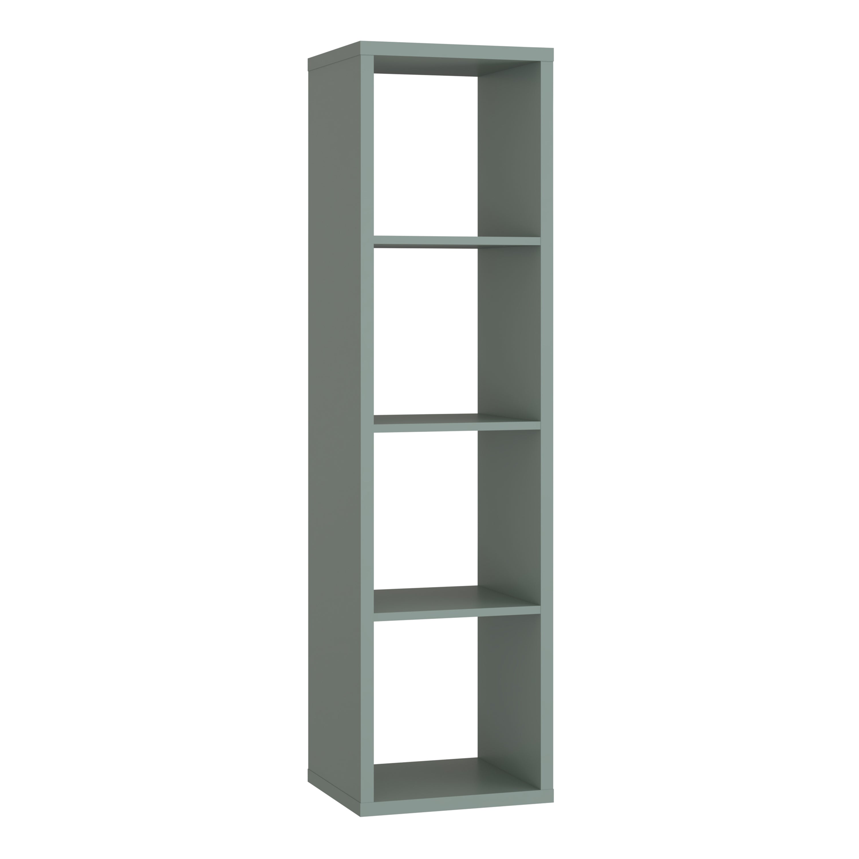 Mauro 3 Shelves Storage Unit in Sage Green
