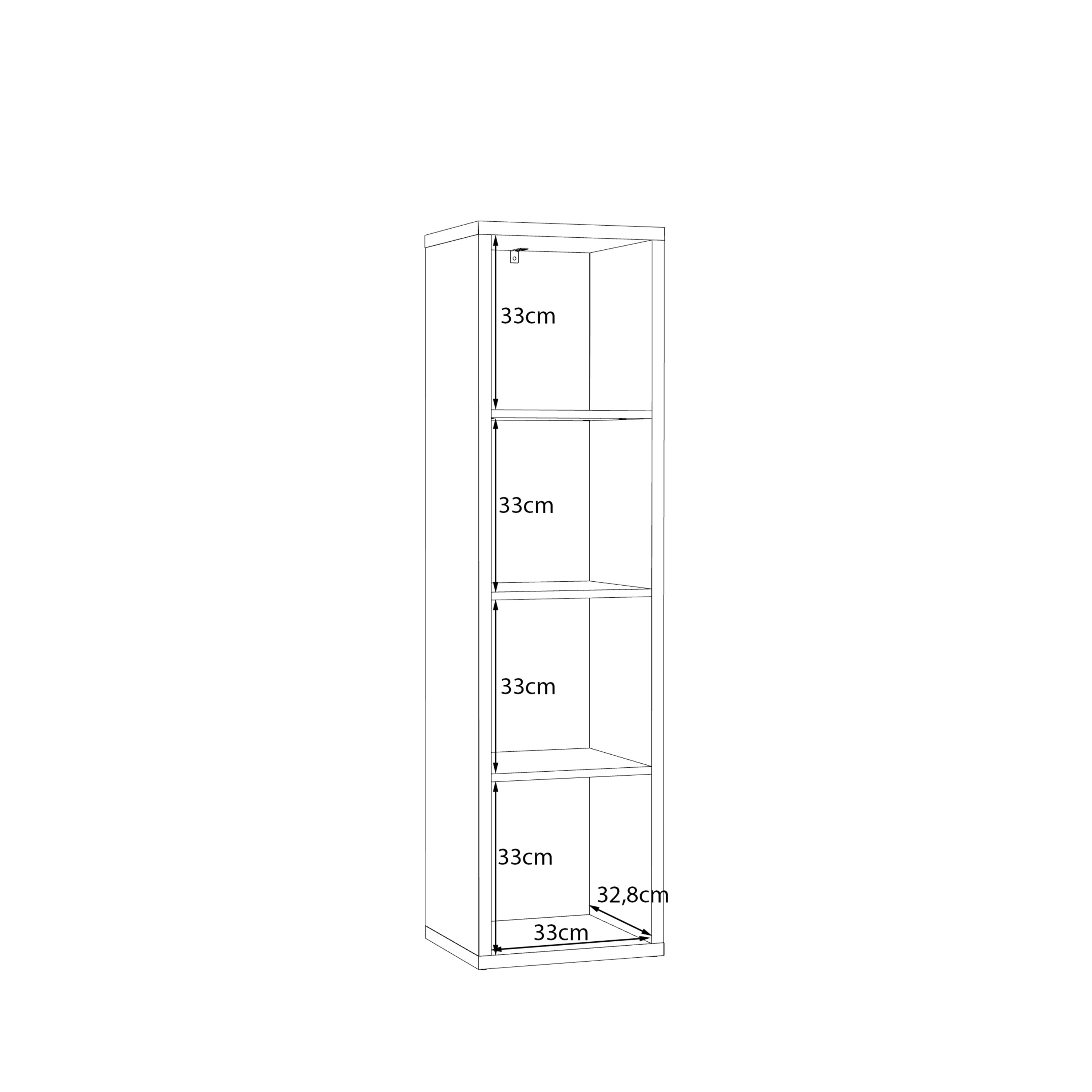 Mauro 3 Shelves Storage Unit in Sage Green