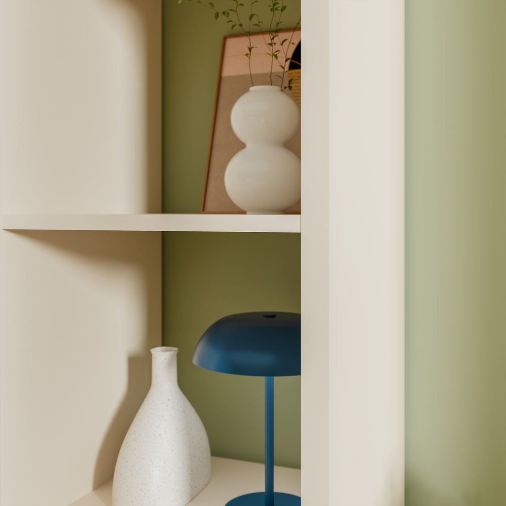 Mauro 3 Shelves Storage Unit in Sand
