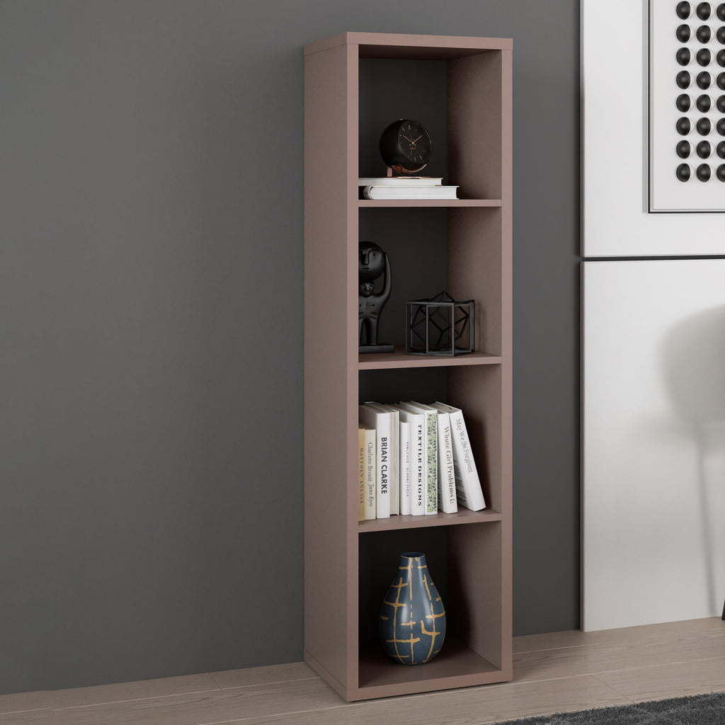 Mauro 3 Shelves Storage Unit in Terracotta