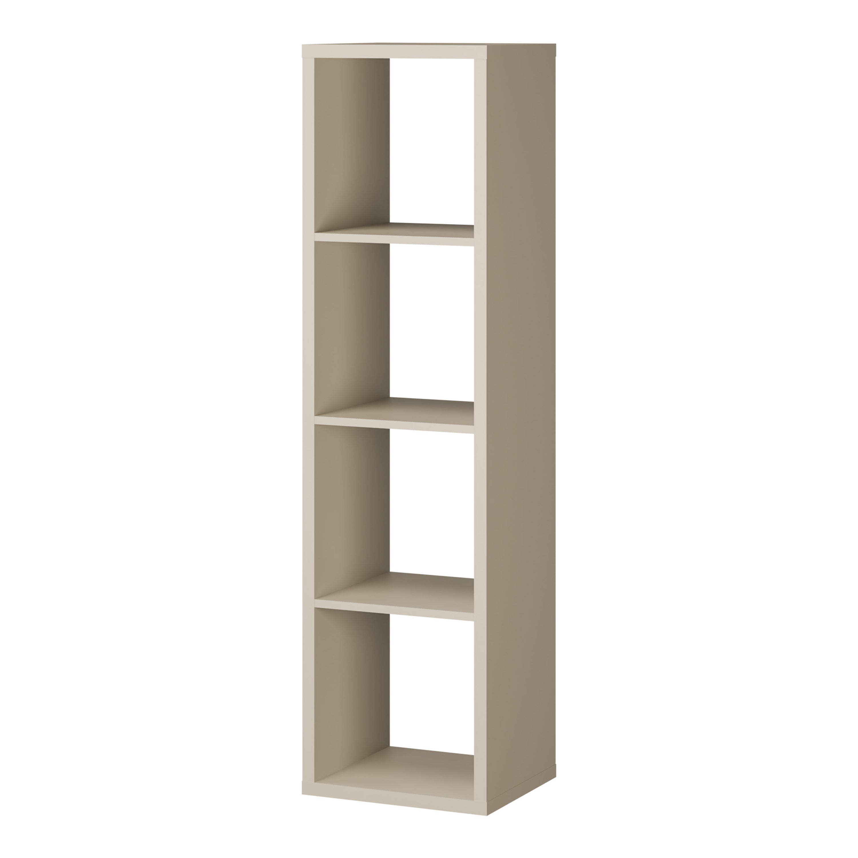 Mauro 3 Shelves Storage Unit in Taupe
