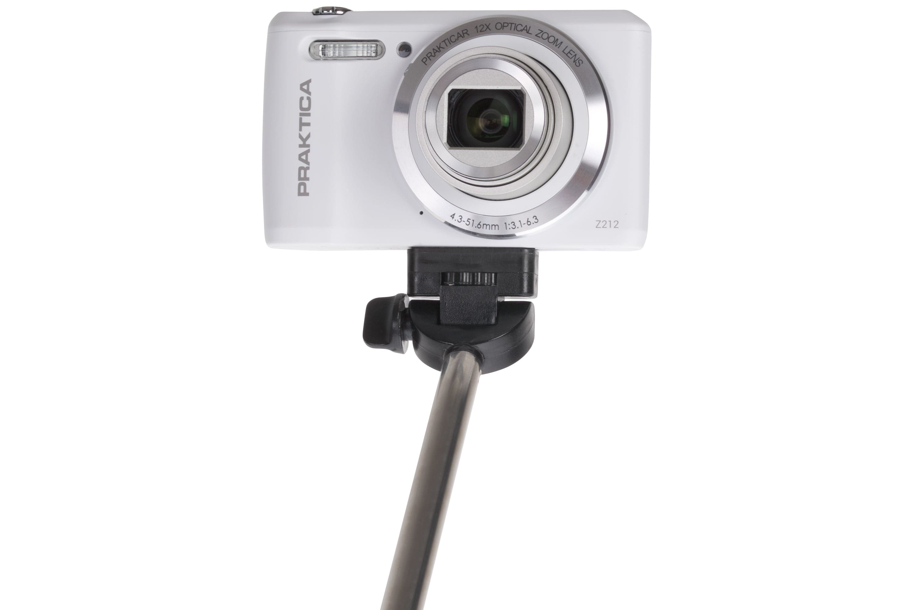 Praktica Z07-1 Hand Held Compact Camera Selfie Stick - Black