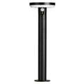 4lite Antheia Solar IP54 Die-Cast Aluminium LED Outdoor Bollard Light with Built in PIR Motion Sensor