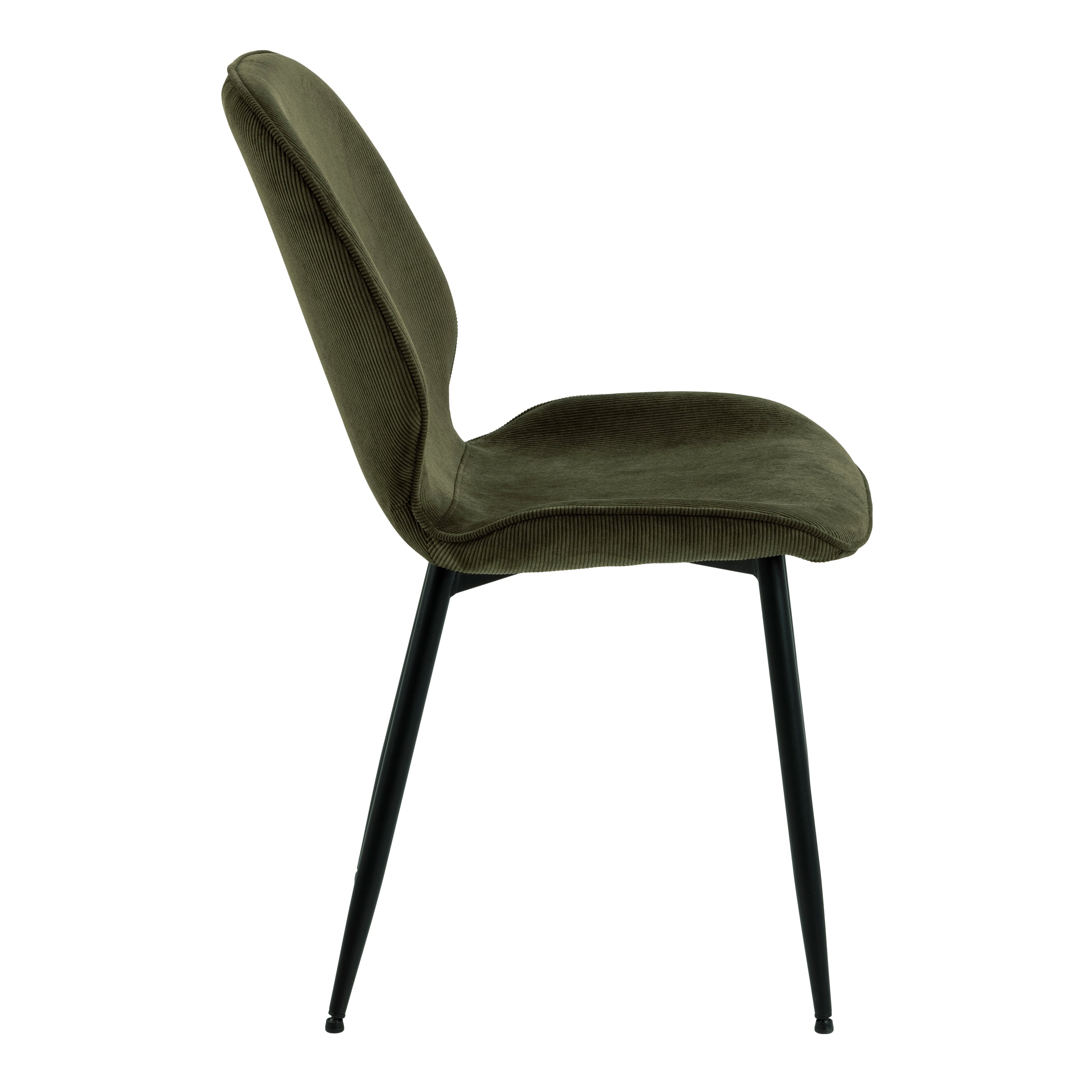 Nagano Round Dining Table in Oak 120cm includes 4 Femke Dining Chairs in Olive Green