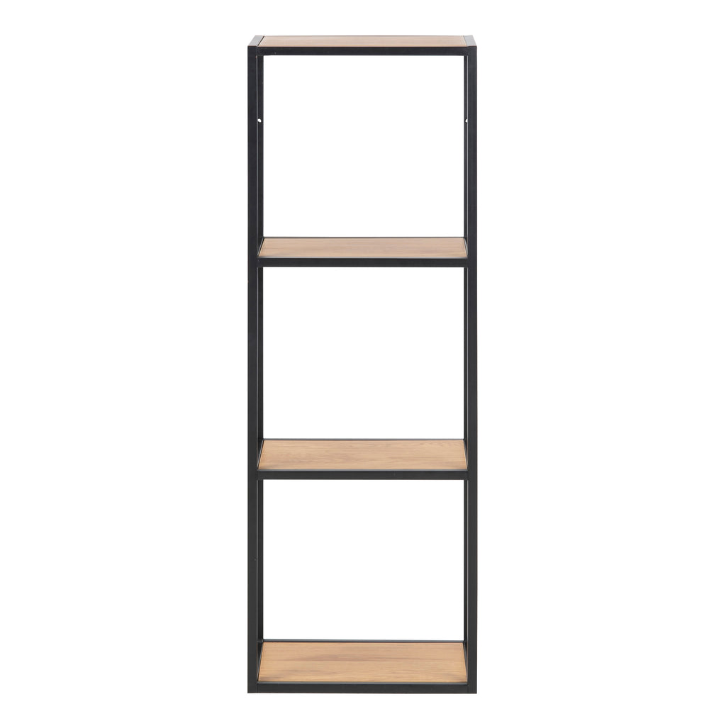 Seaford Black Metal Wall Shelf