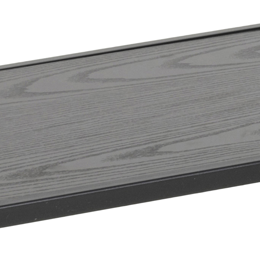 Seaford Wide Grey Steel Bookcase With 4 Grey Melamine Shelves