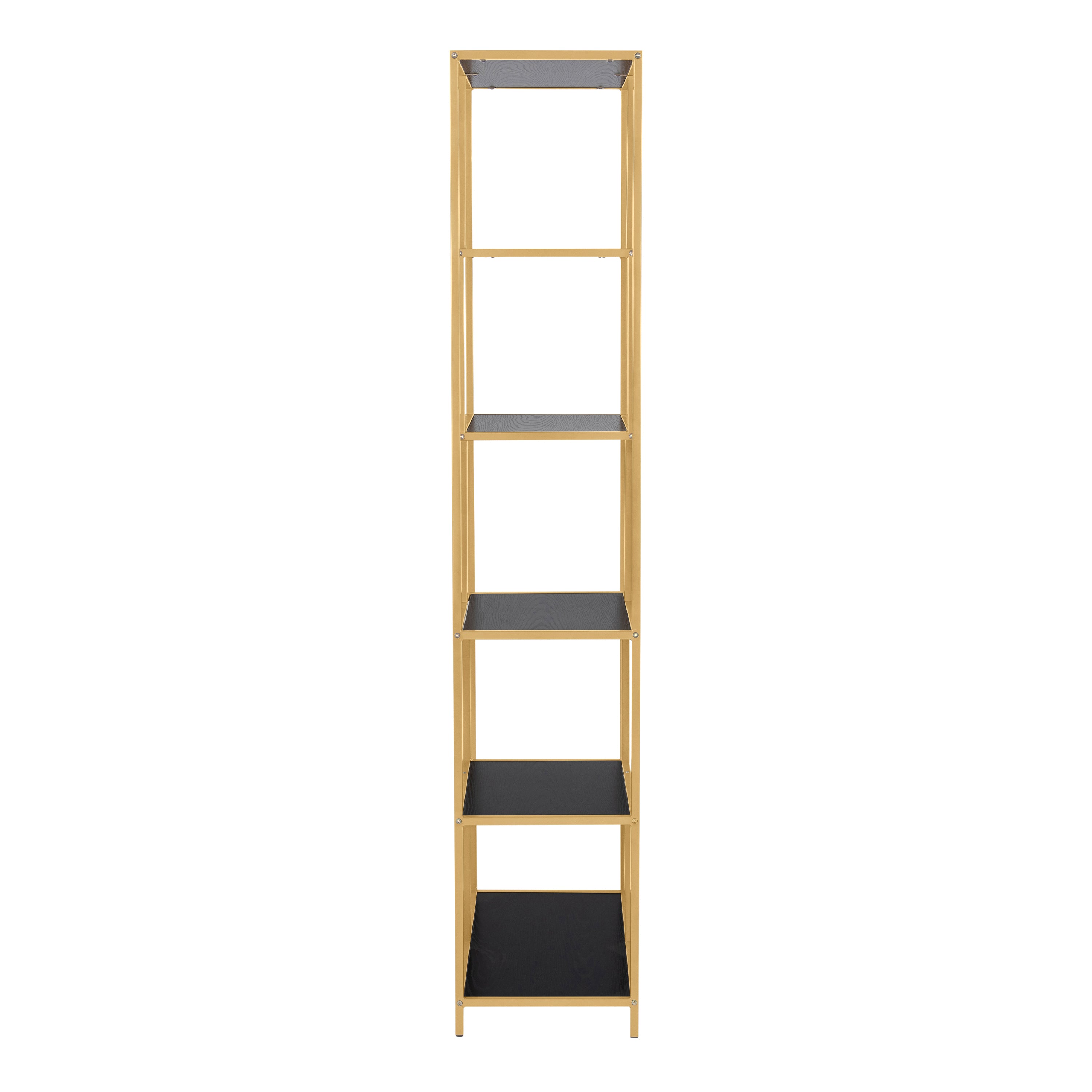 Seaford Wide Grey Steel Bookcase With 4 Grey Melamine Shelves