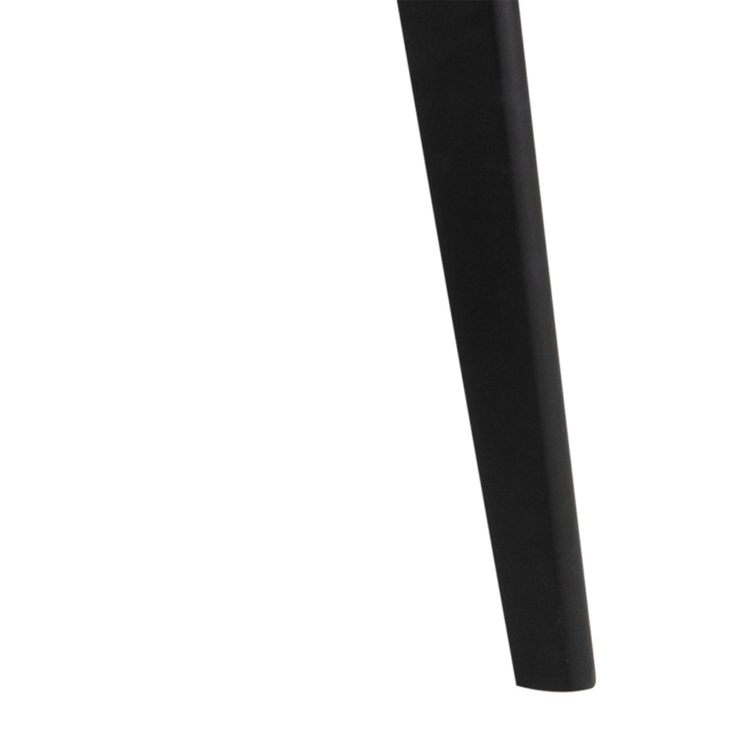 Roxby Round Dining Table in Black 140cm