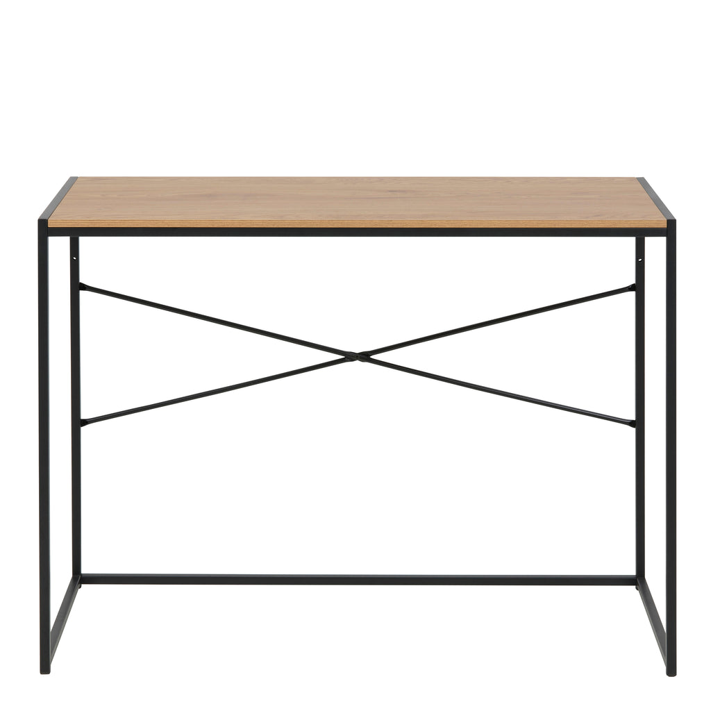 Seaford Wide Grey Steel Bookcase With 4 Grey Melamine Shelves