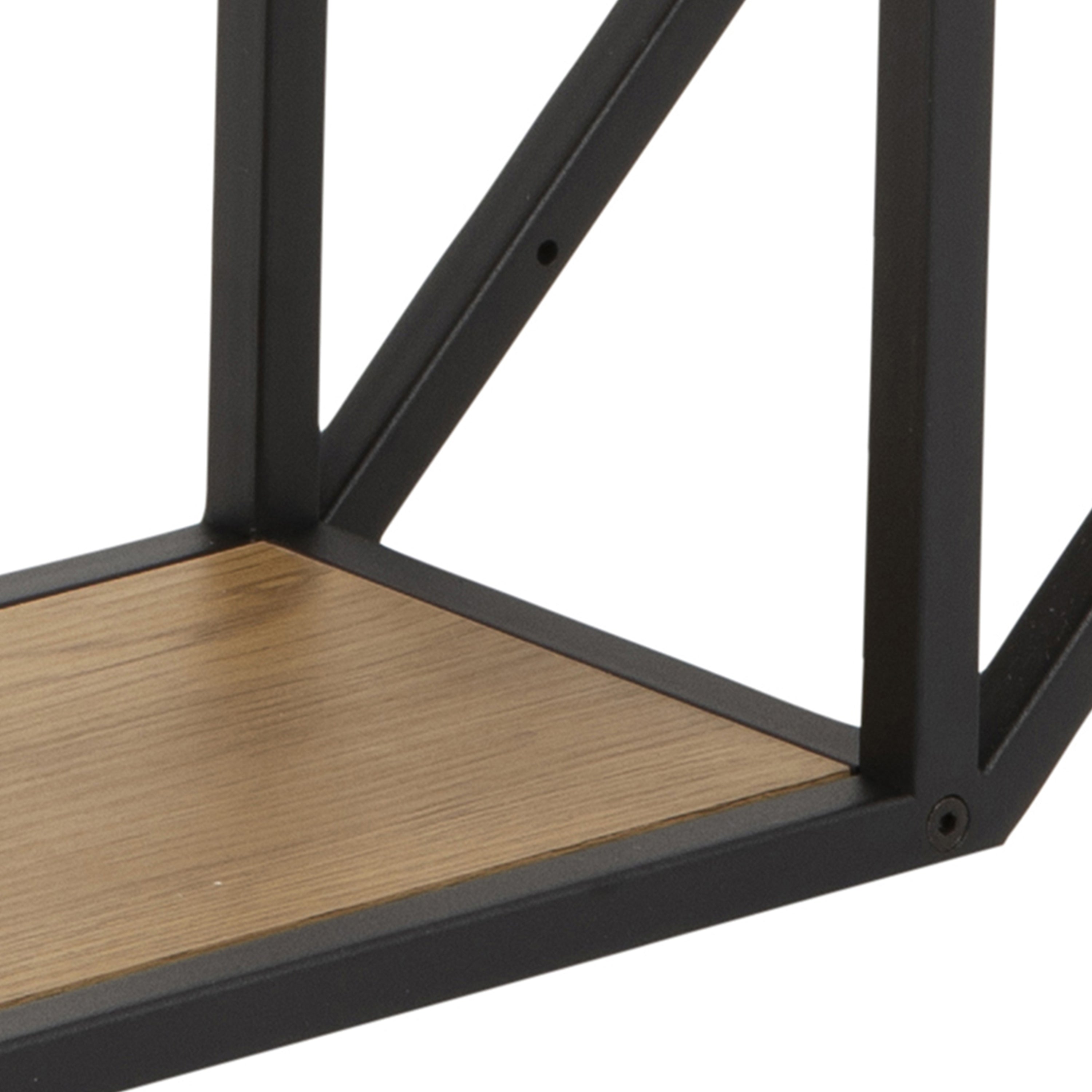 Seaford Wide Grey Steel Bookcase With 4 Grey Melamine Shelves