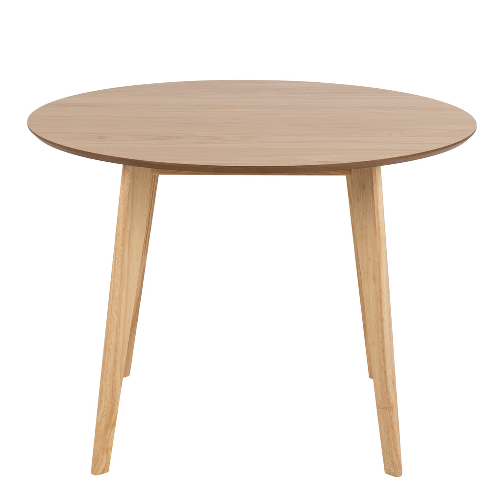 Roxby Round Dining Table in Oak 105cm