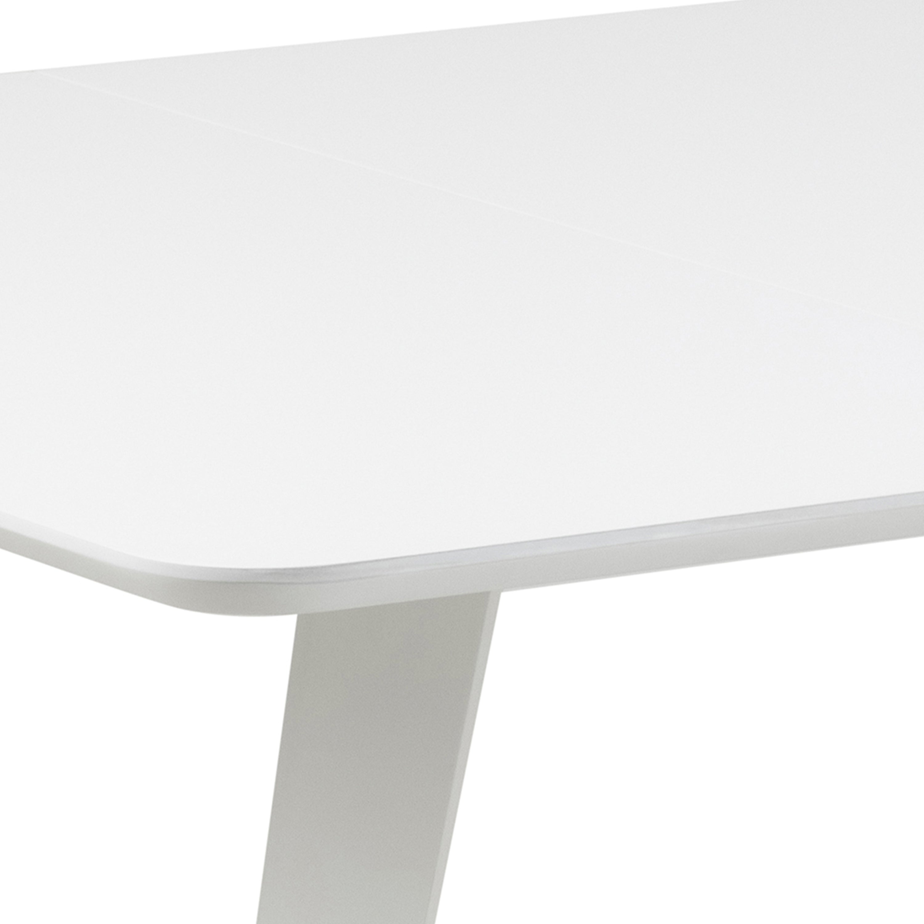 Roxby Square Dining Table in White 120x80cm