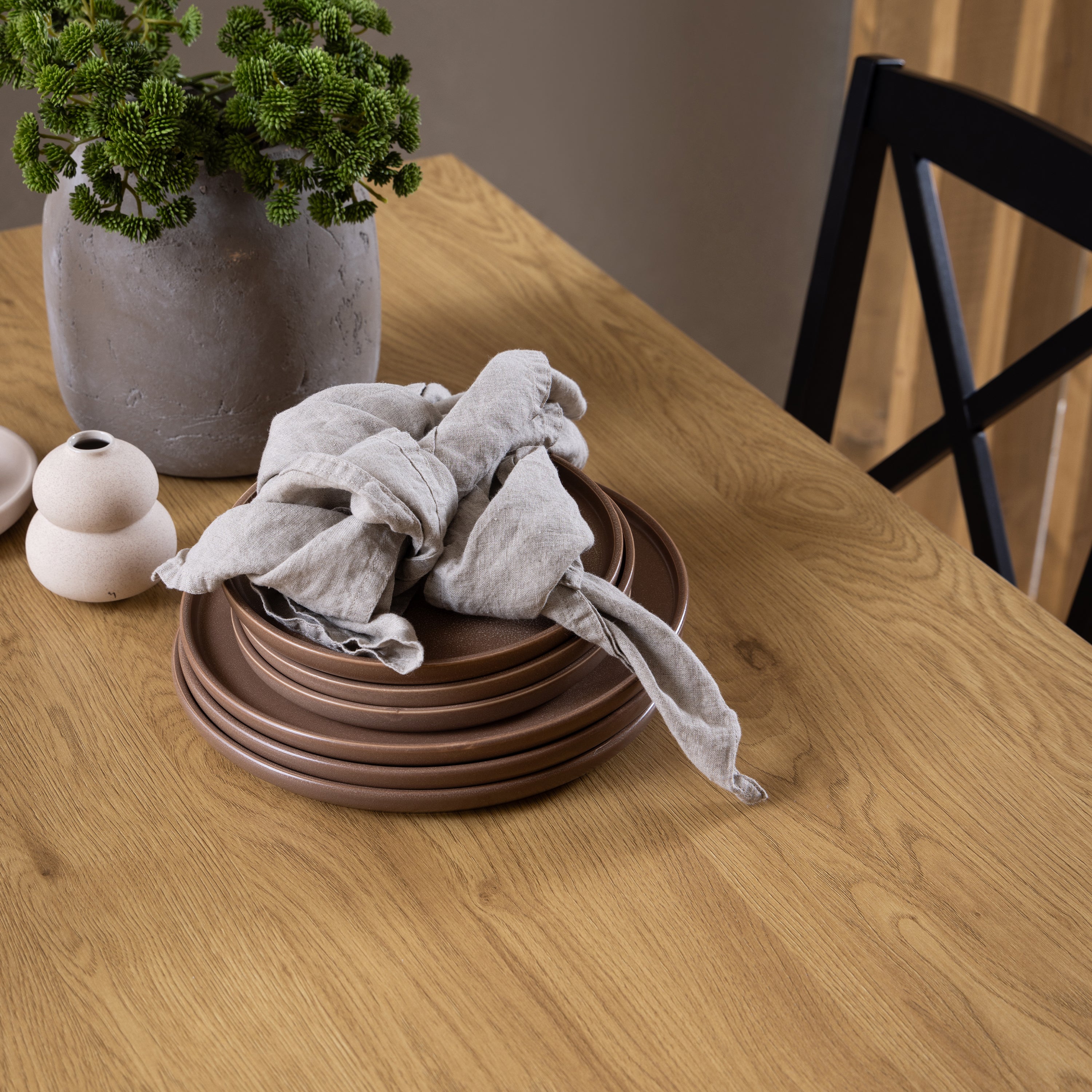 Peru Rectangular Dining Table in Wild Oak 120x80cm