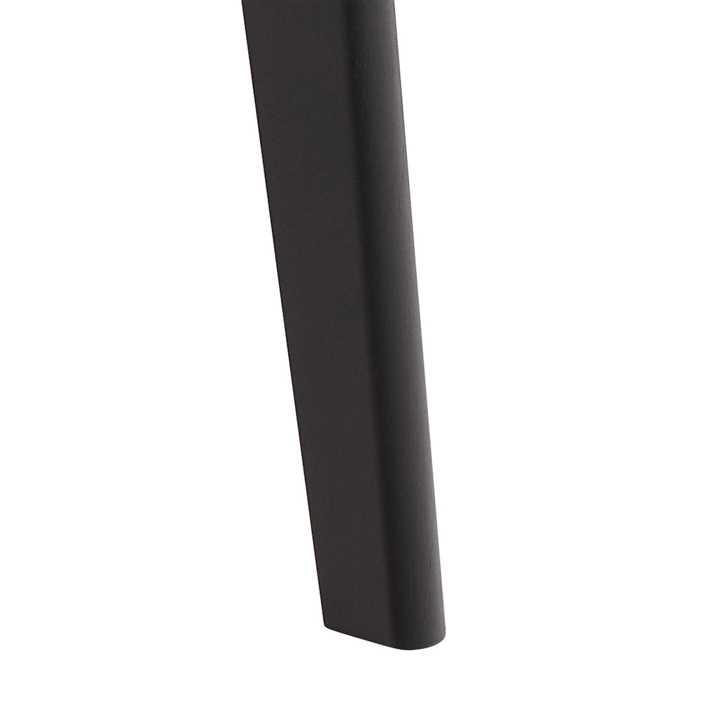 Roxby Round Dining Table in Matt Black 120cm
