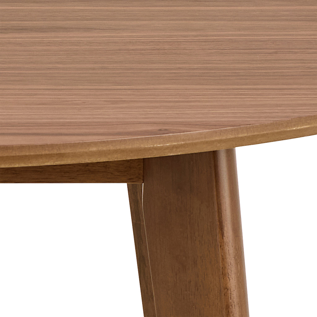 Roxby Round Dining Table in Walnut 120cm