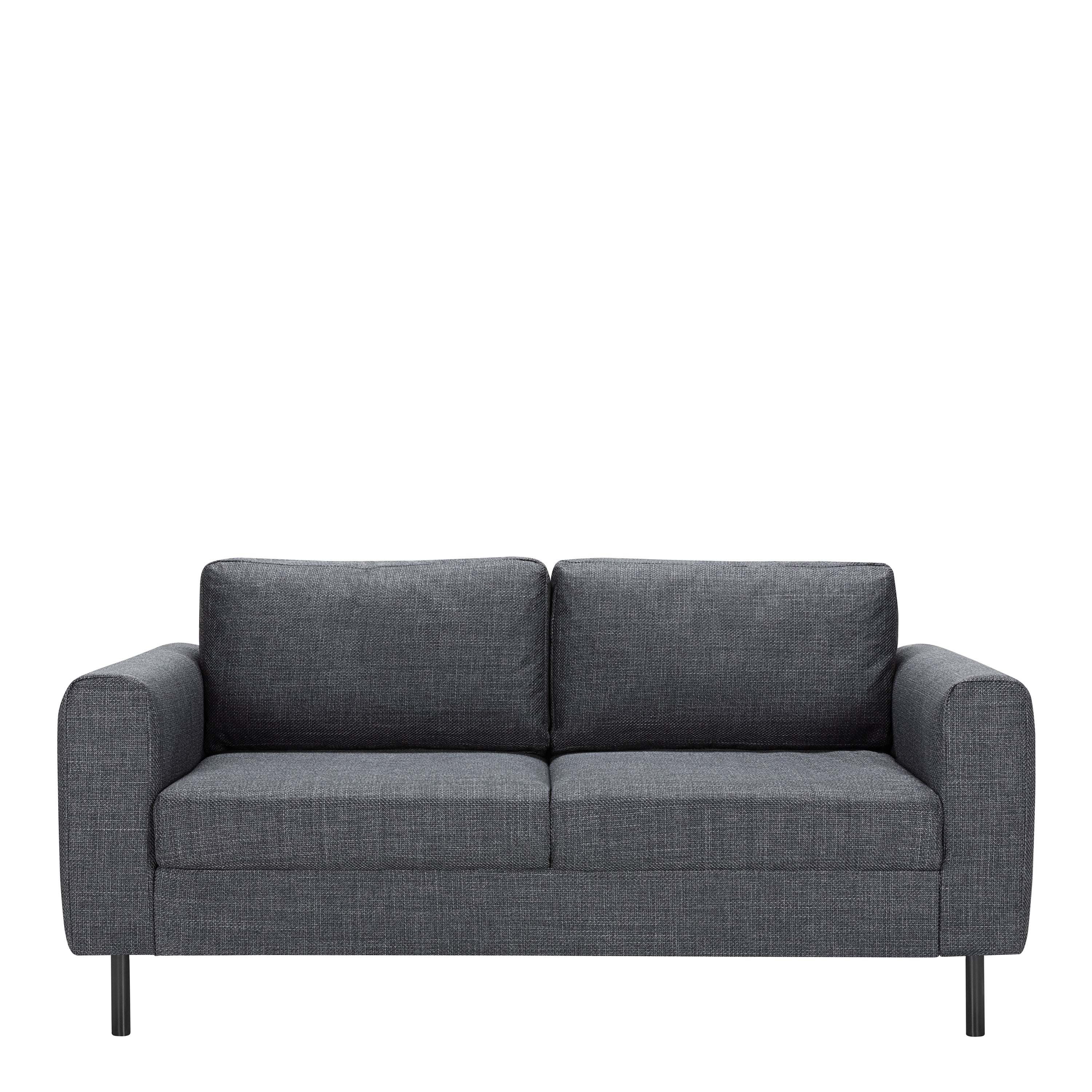 Omaha 2 + 3 Seater Sofa set in Basel Dark Grey Fabric