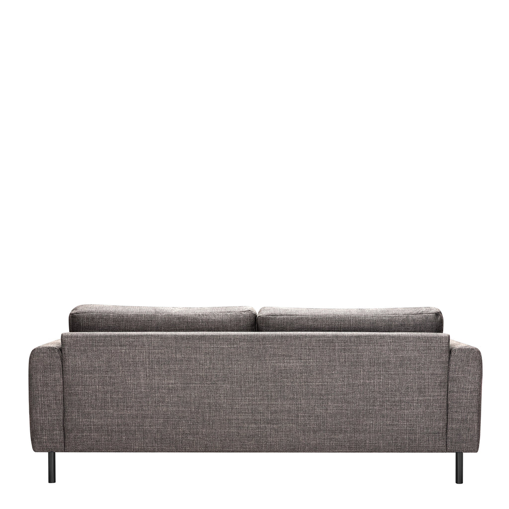 Omaha 2 + 3 Seater Sofa set in Basel Light Grey Brown Fabric