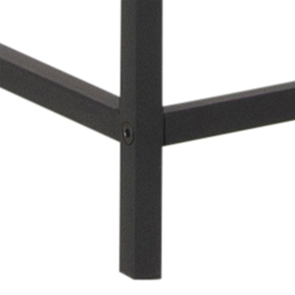 Seaford Wide Grey Steel Bookcase With 4 Grey Melamine Shelves