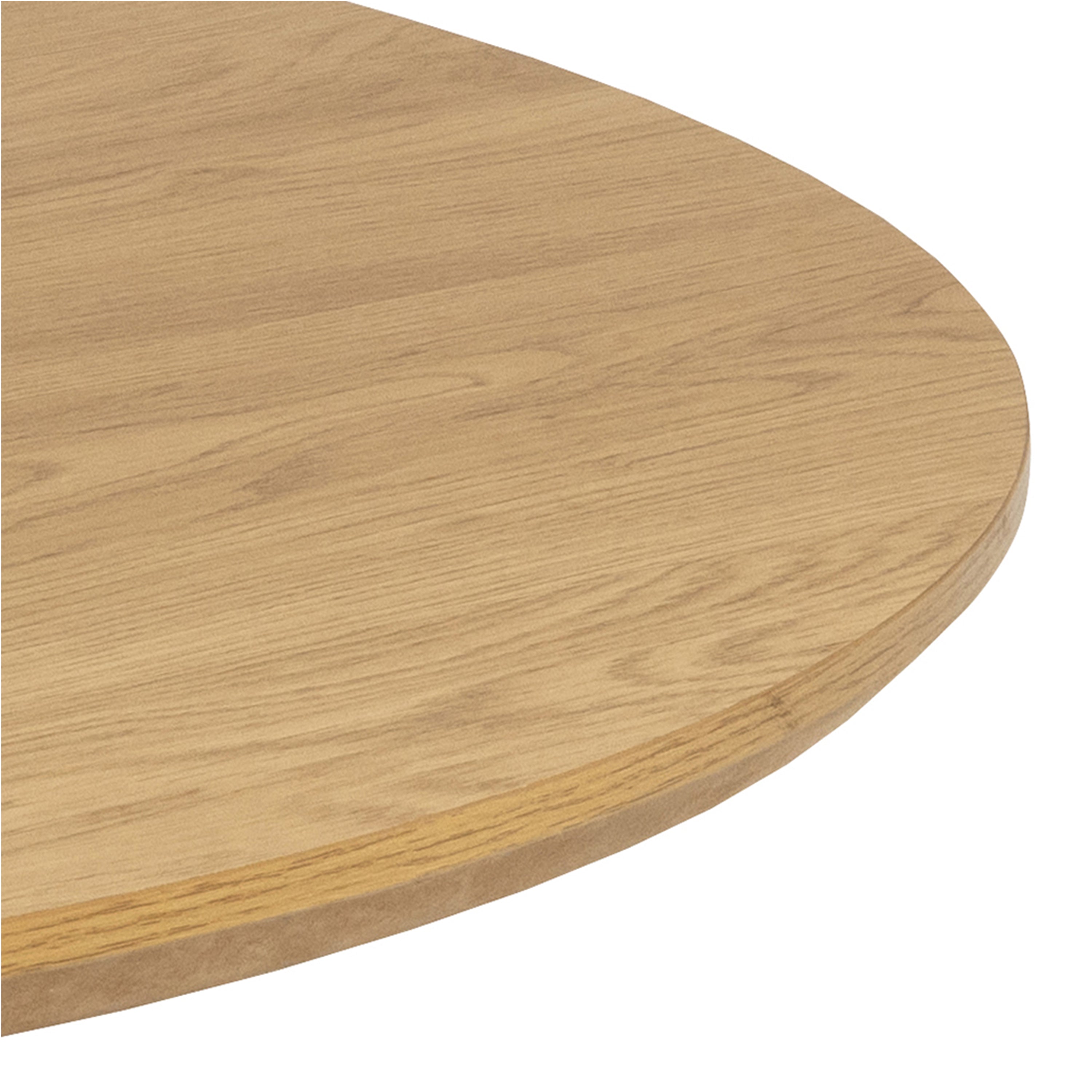 Yale Dining Table in Oak 120cm includes 4 Adele Dining Chairs in Grey Fabric