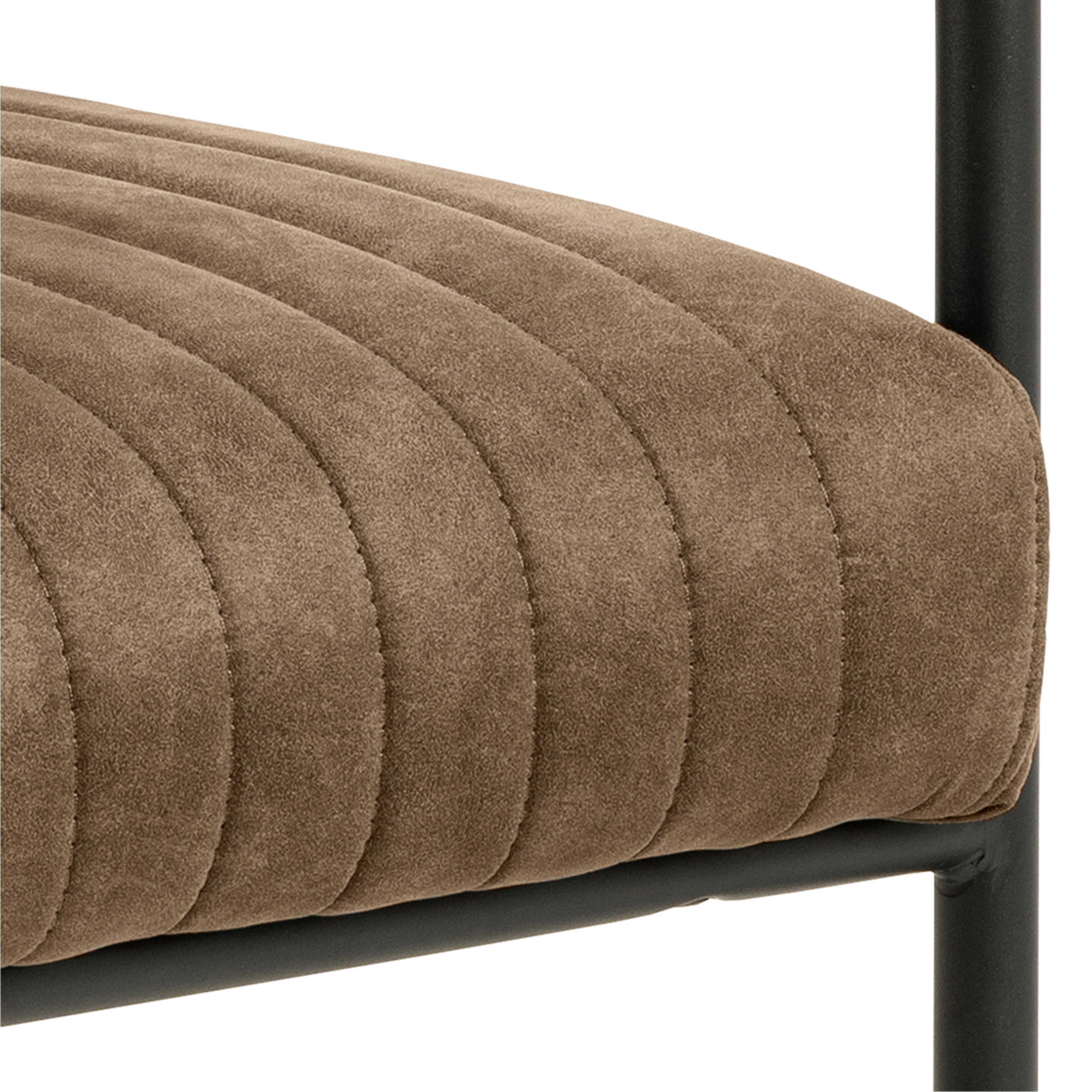 Yale Dining Table in Oak 120cm includes 4 Adele Dining Chairs in Light Brown Fabric