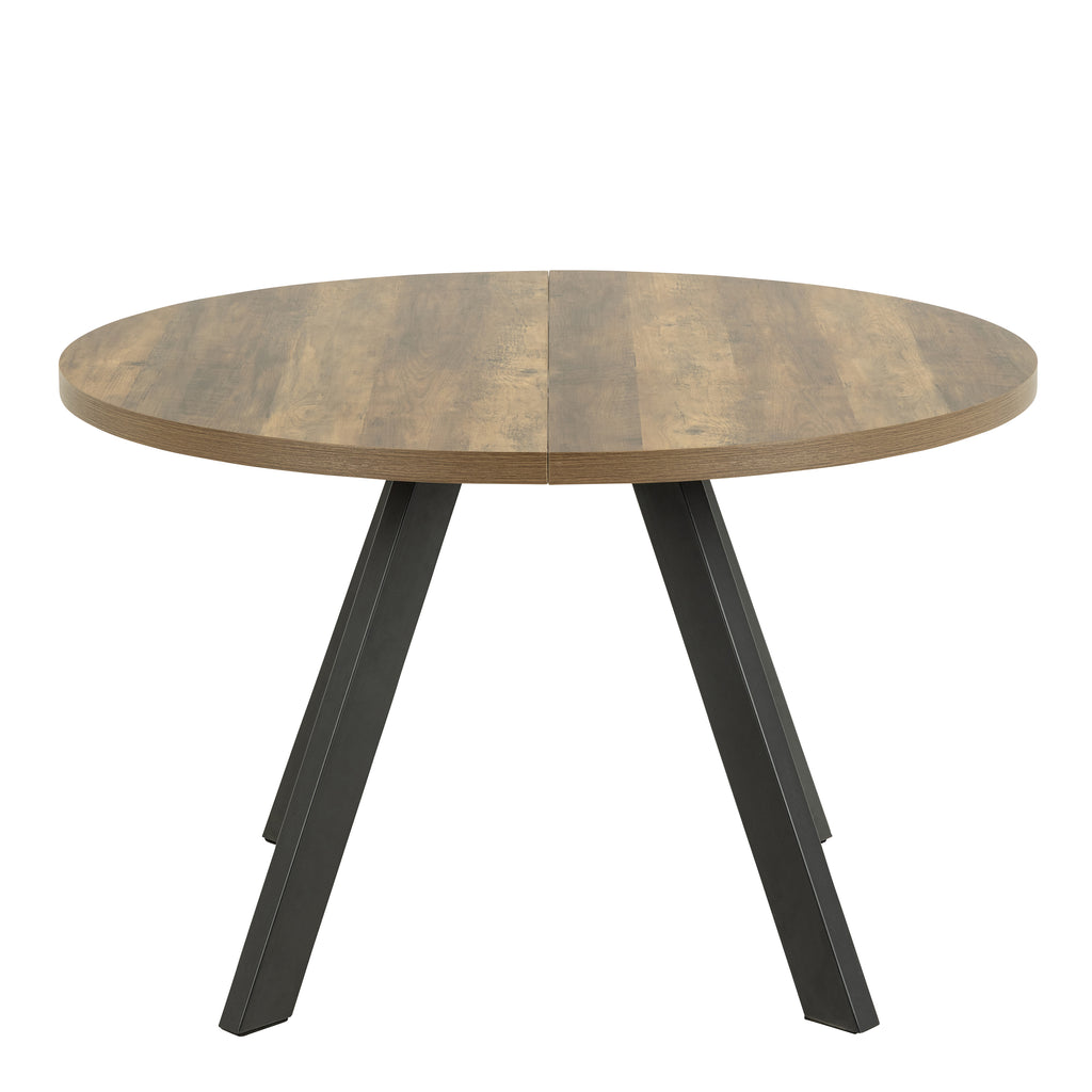 Zalida Extending Round Dining Table in Oak 120-210cm