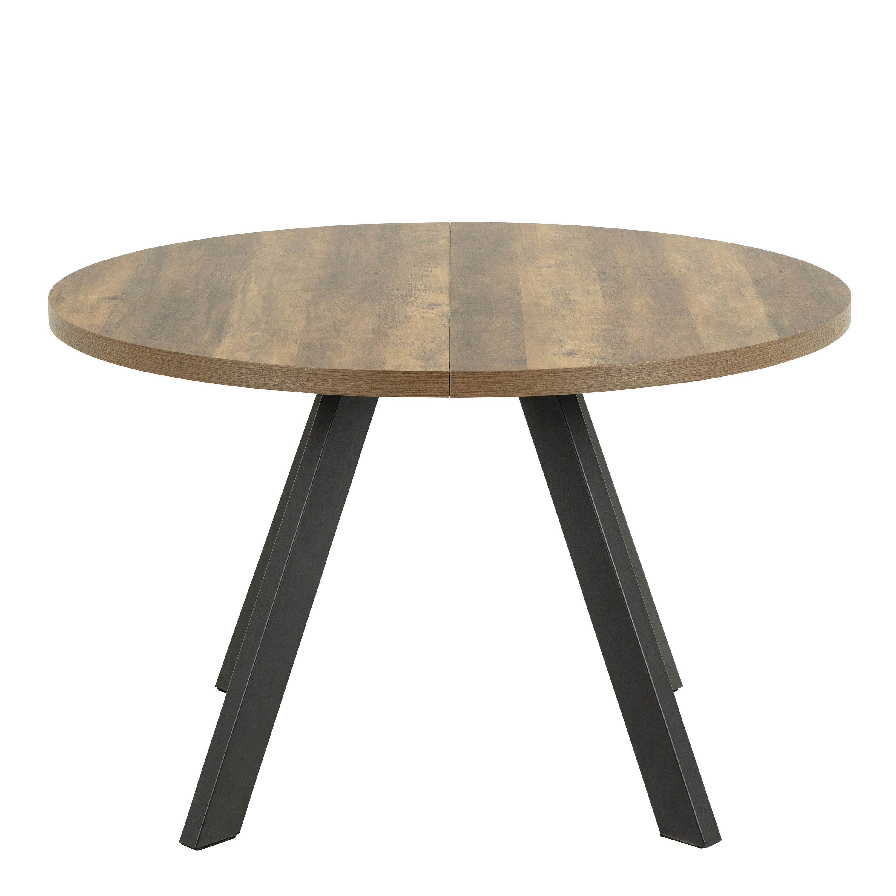 Zalida Extending Round Dining Table in Oak 120-210cm