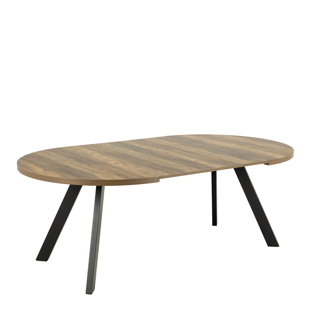 Zalida Extending Round Dining Table in Oak 120-210cm