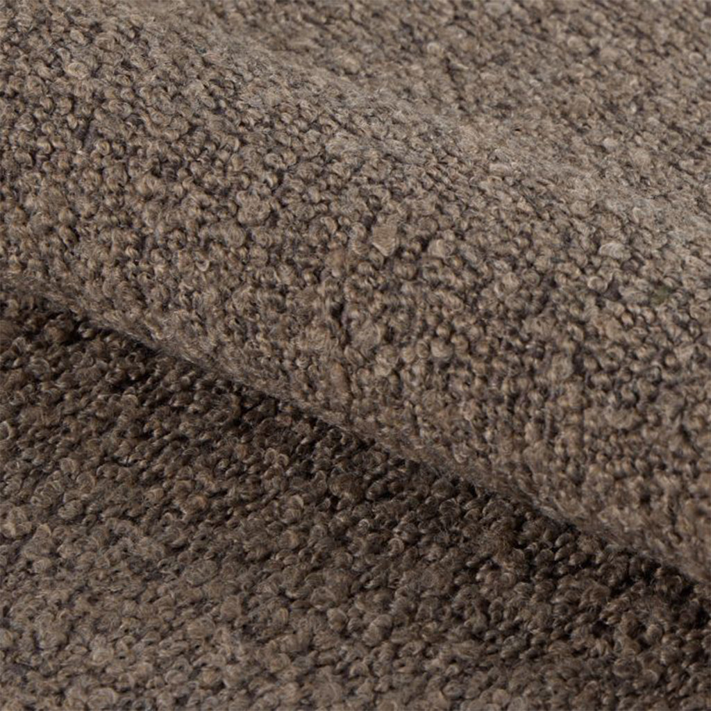 Midfield Right Hand Facing 2 Seater Chaise Longue in Boucle Taupe Fabric