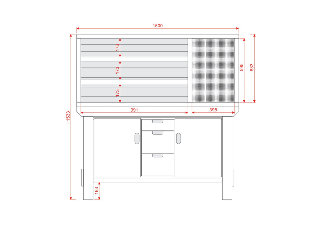 Acorn Heavy-duty Cupboard Workbench (V.5)