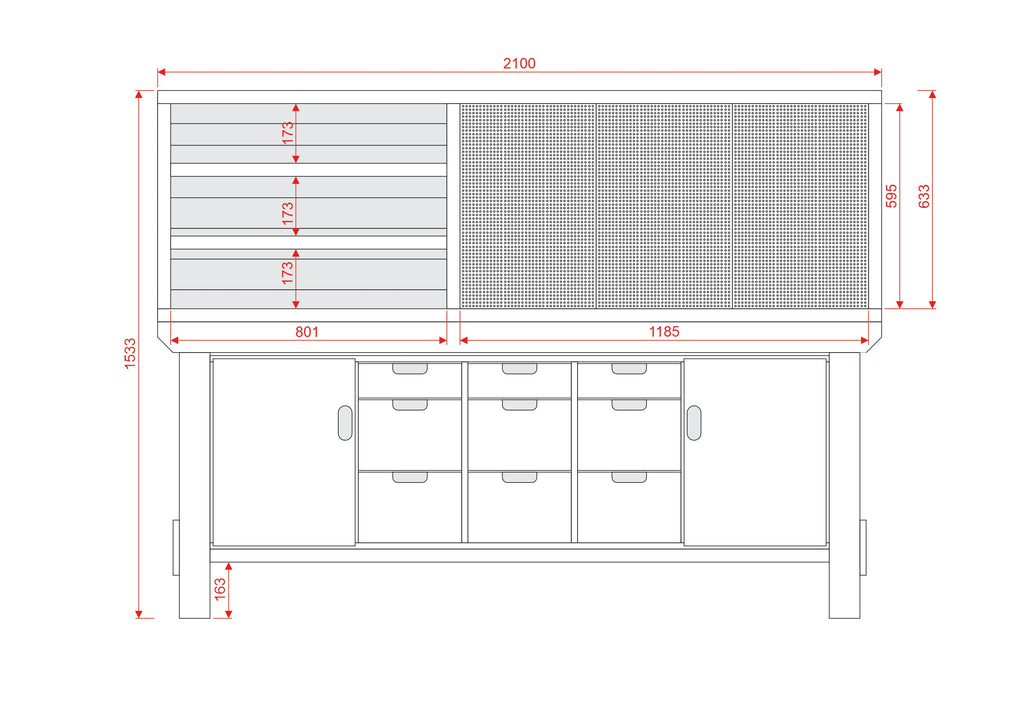 Acorn Heavy-duty Cupboard Workbench (V.5)