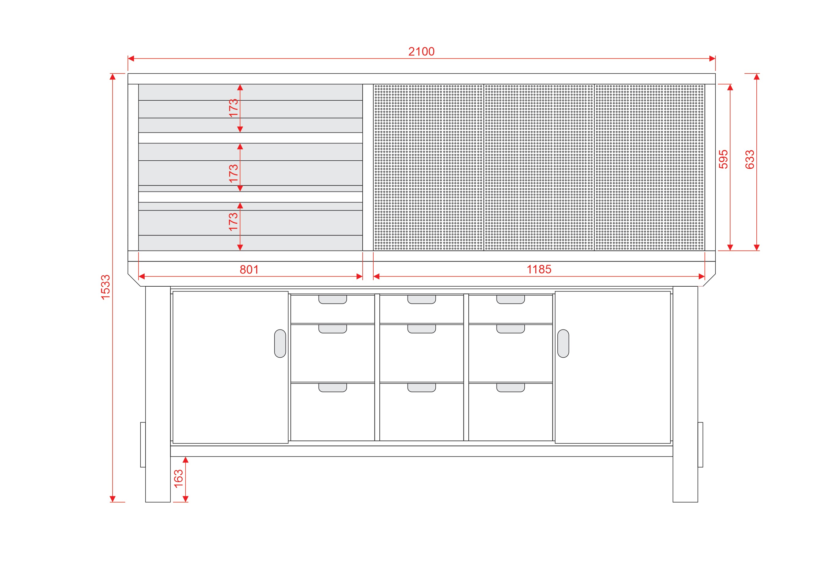 Acorn Heavy-duty Cupboard Workbench (V.5)