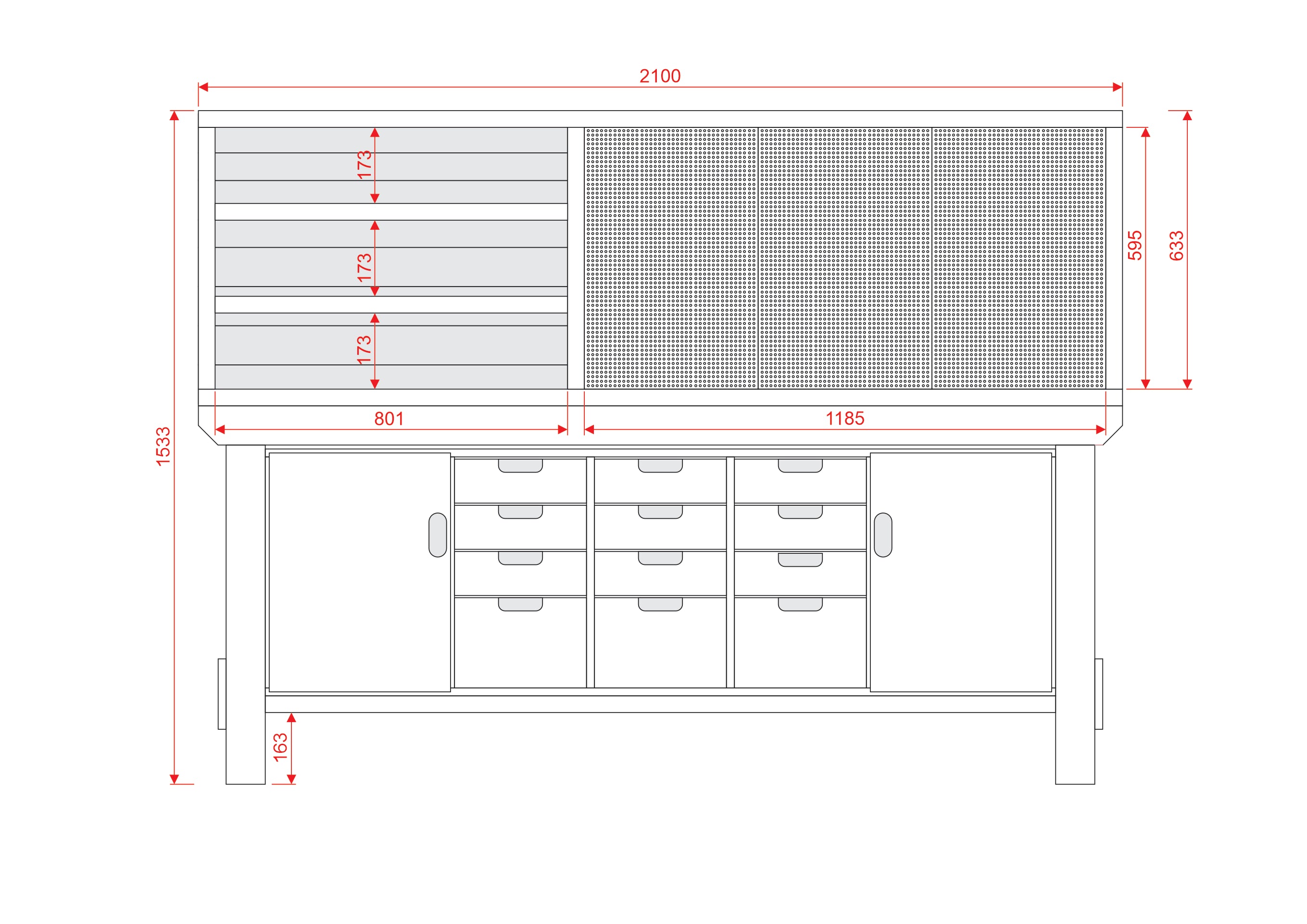Acorn Heavy-duty Cupboard Workbench (V.6)