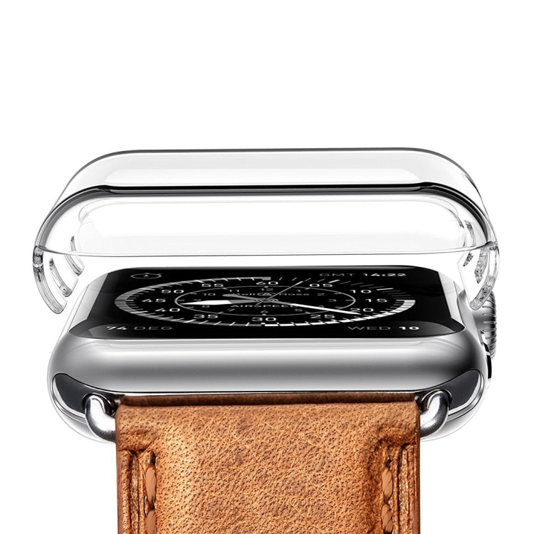 For Apple Watch Series 3 38mm Transparent PC Protective Case