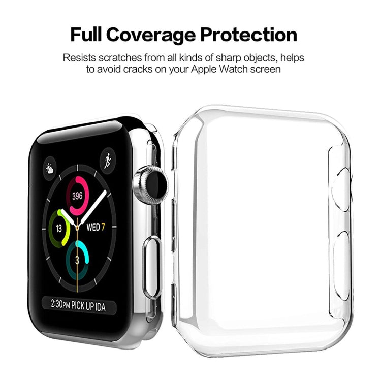 For Apple Watch Series 3 42mm Transparent PC Protective Case