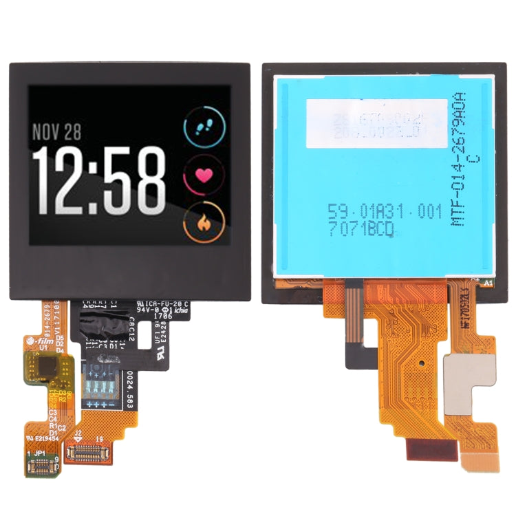 Original LCD Screen and Digitizer Full Assembly for Fitbit Ionic, For Fitbit Ionic
