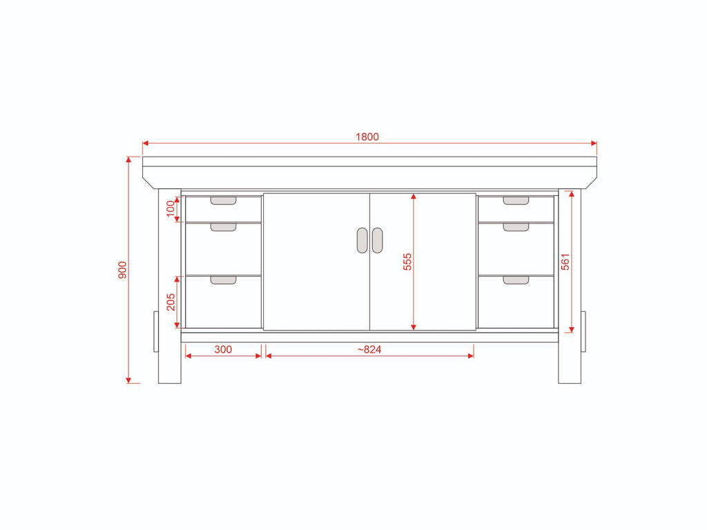 Acorn Heavy-duty Cupboard Workbench (V.3)