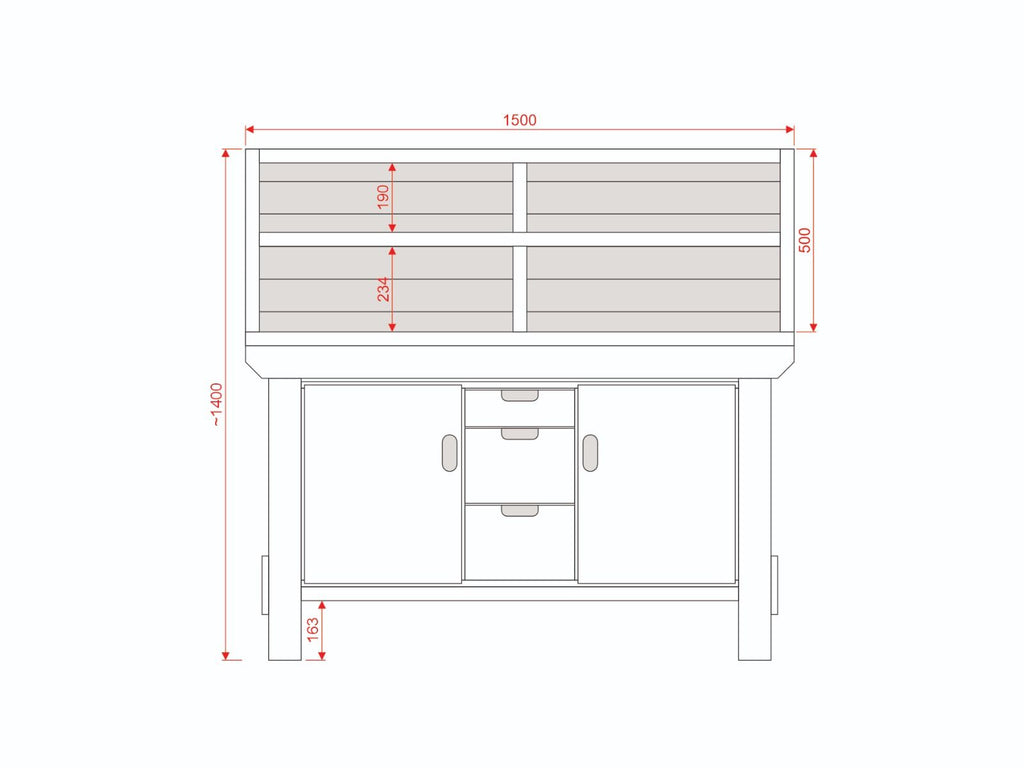 Acorn Heavy-duty Cupboard Workbench (V.5)