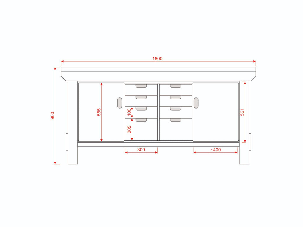 Acorn Heavy-duty Cupboard Workbench (V.6)