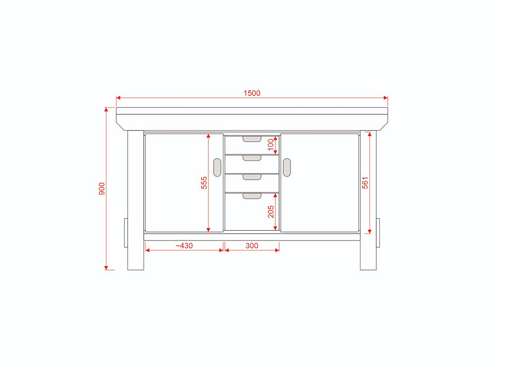 Acorn Heavy-duty Cupboard Workbench (V.6)