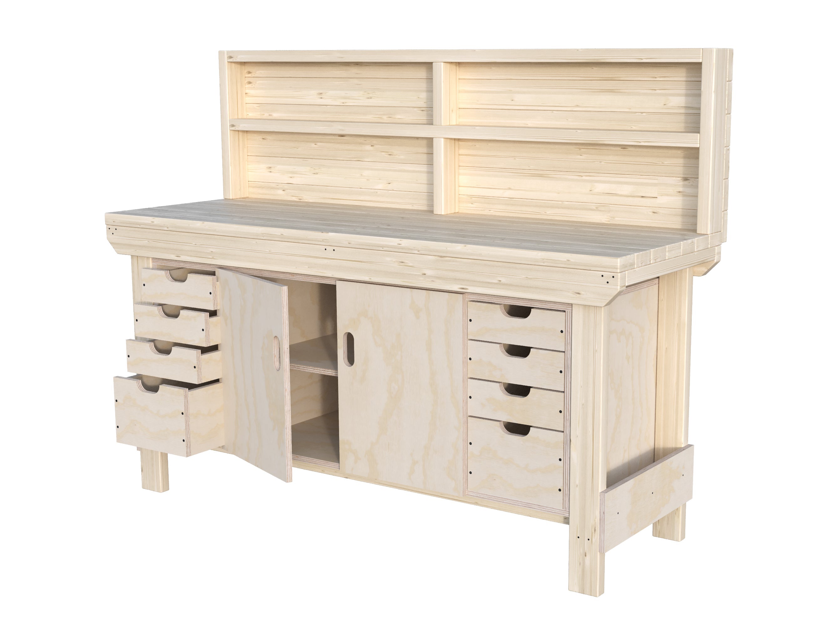 Acorn Heavy-duty Cupboard Workbench (V.4)