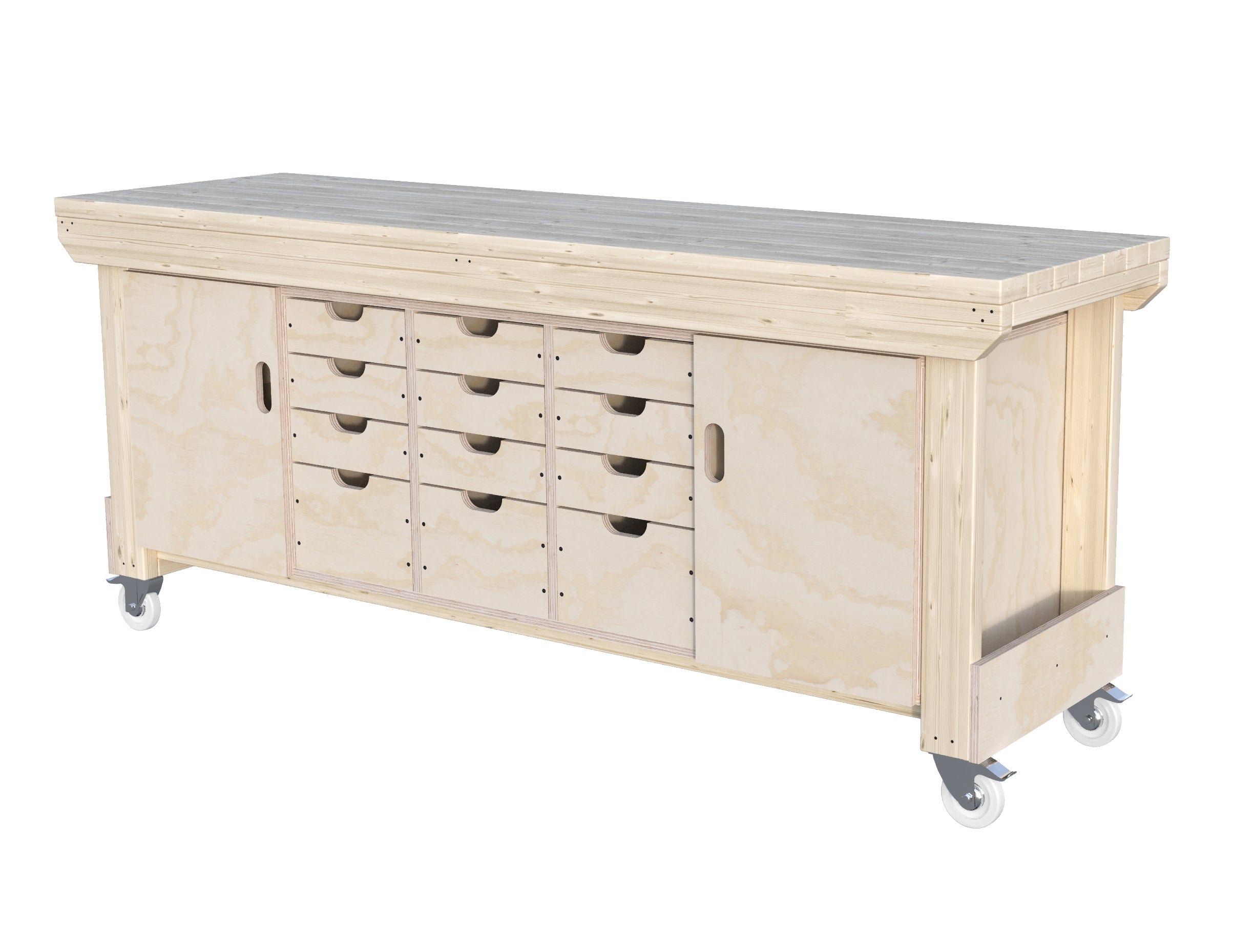 Acorn Heavy-duty Cupboard Workbench (V.6)