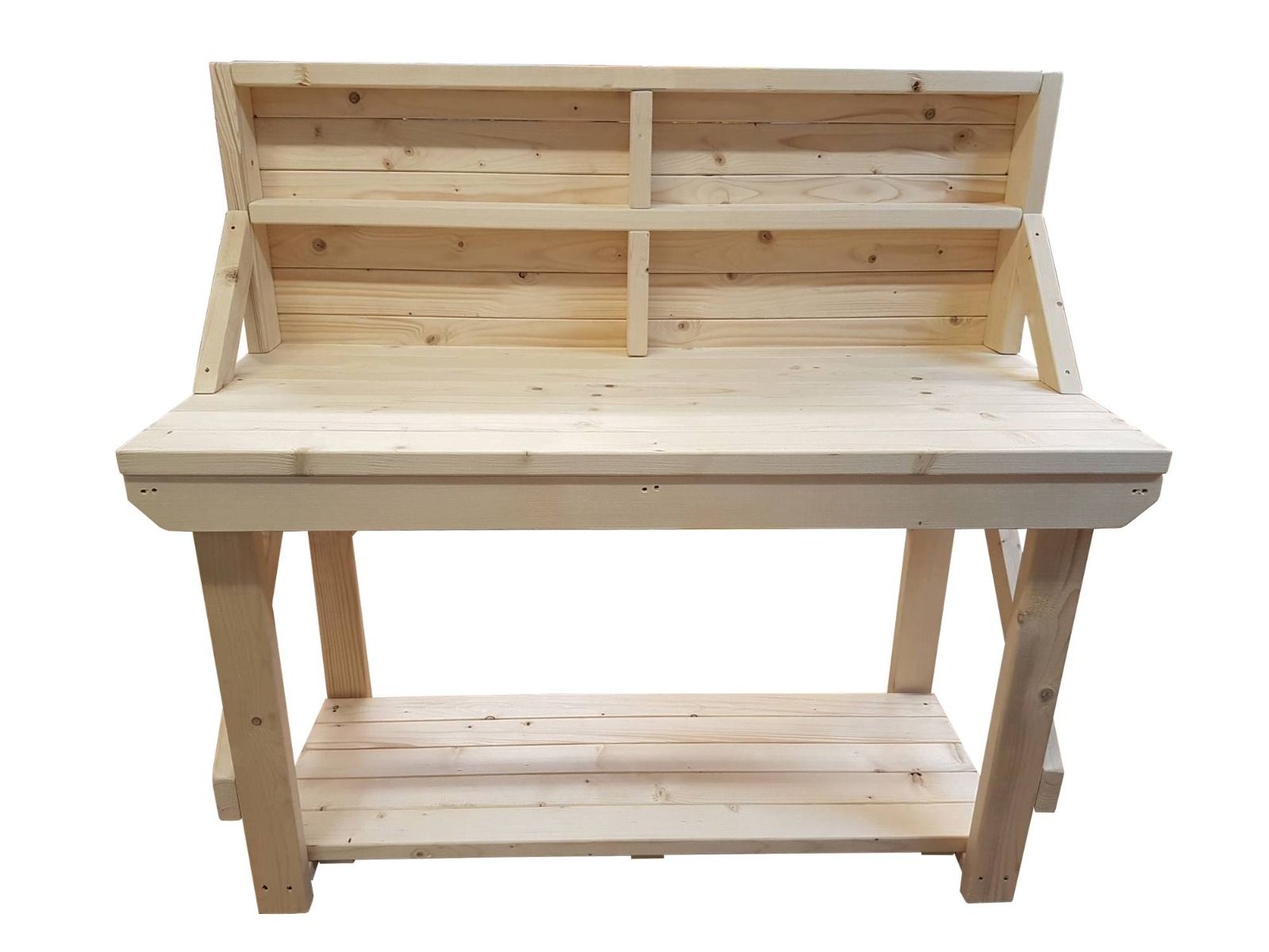 Acorn Wooden Workbench With Back Panel