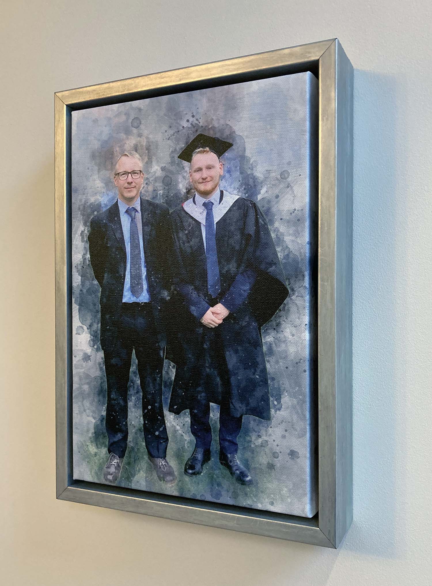 Personalised Watercolour Portrait - Canvas