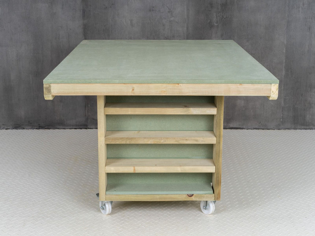 Art/craft table, project workbench with storage V.1.