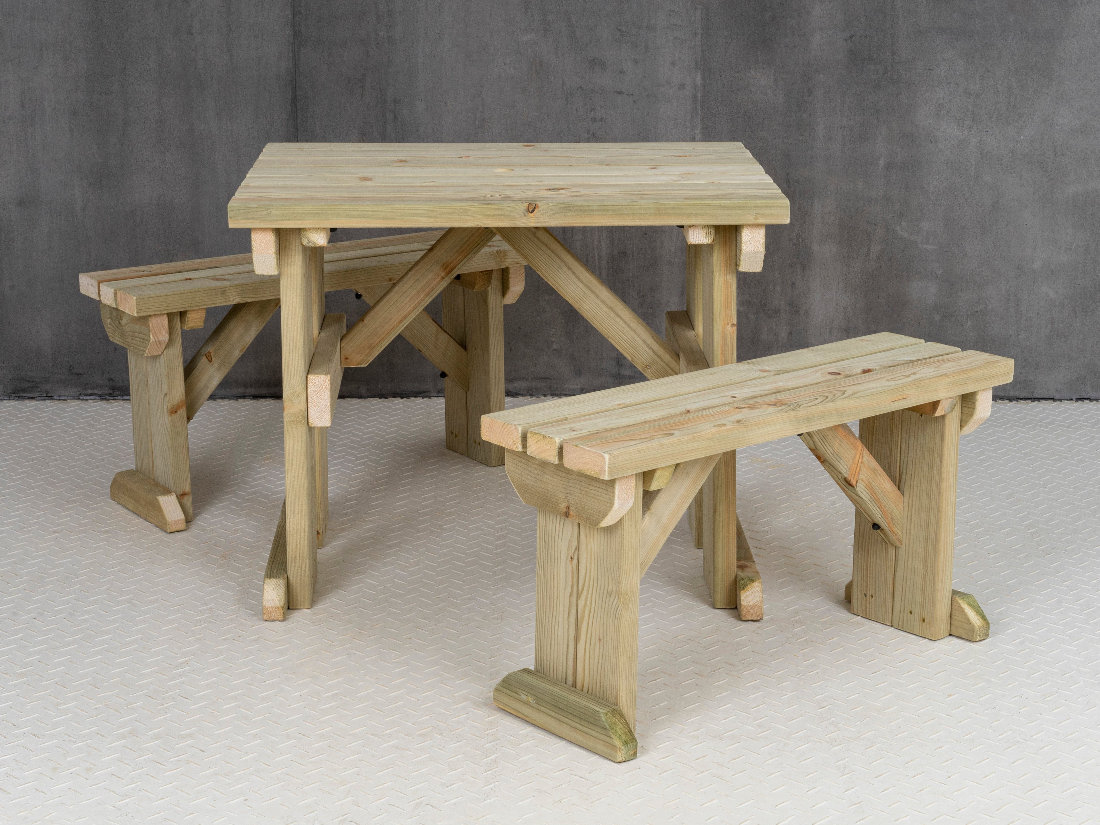 Aspen Picnic Table and Benches Set