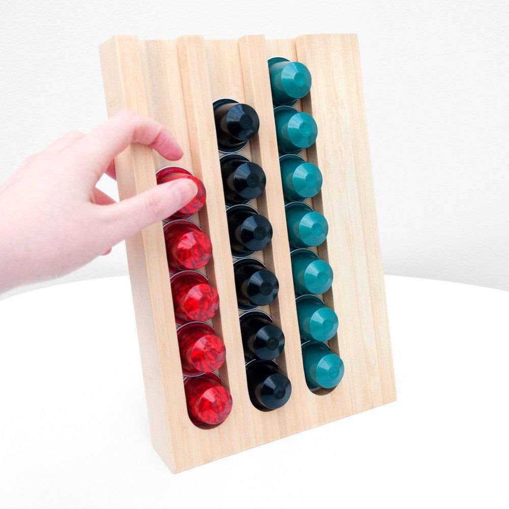 Bamboo Nespresso Coffee Pod Holder