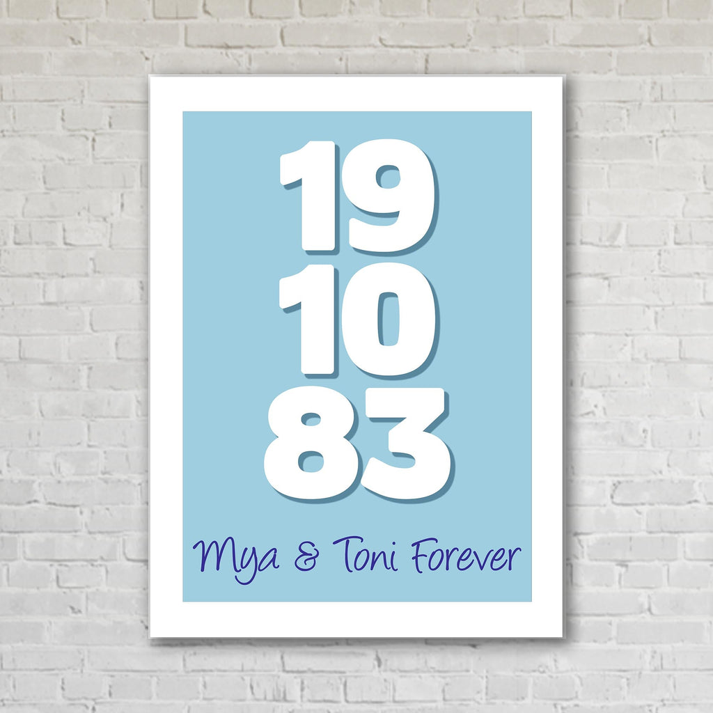 The Big Date Custom Artwork